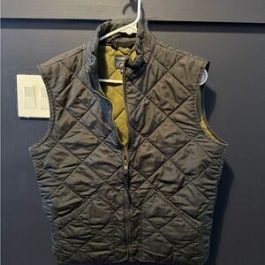 J. Crew Men's Quilted Dark Navy Vest